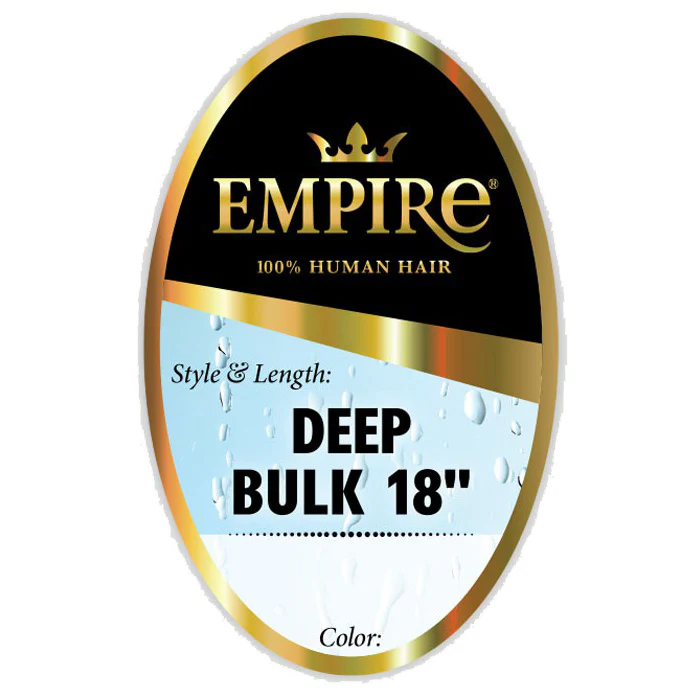 Sensationnel Empire 100% Human Hair Wet & Wavy Braids - DEEP BULK 18" - Image 2