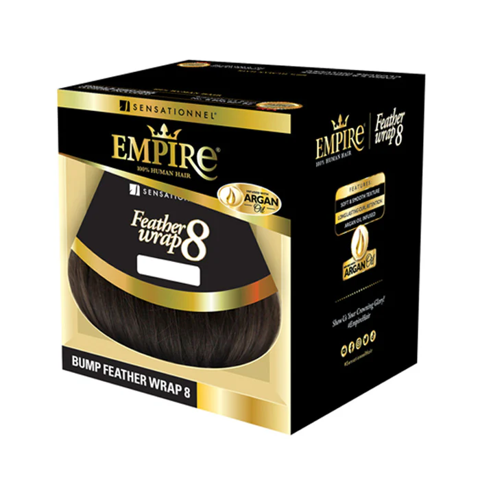Sensationnel Empire Bump 100% Human Hair Weave - FEATHER WRAP 8 - Image 2