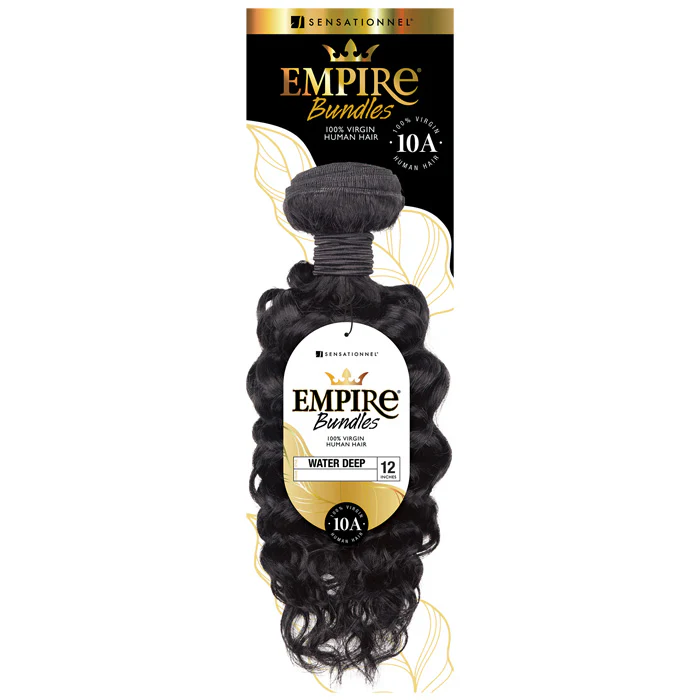 Sensationnel Empire Bundles 10A 100% Virgin Human Hair Weaves - WATER DEEP (10"- 28") - Image 2