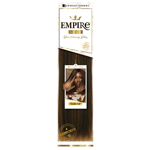 Sensationnel Empire Gold 100% Remi Human Hair Weave - YAKI 8-18" - Image 5