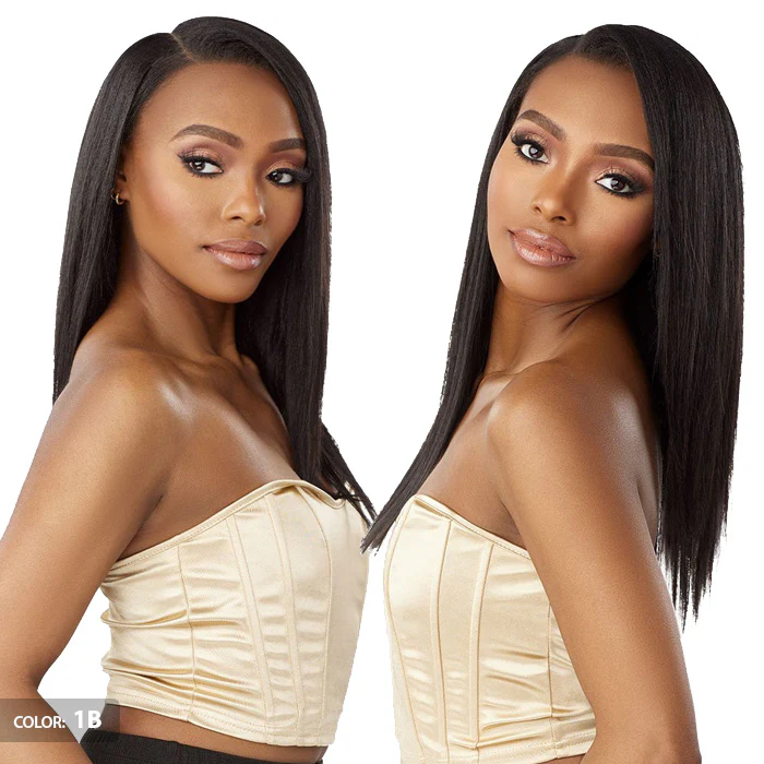 Sensationnel Empire Human Hair Weaves 7 PCS Butterfly Clip-In - STRAIGHT 14" - Image 3