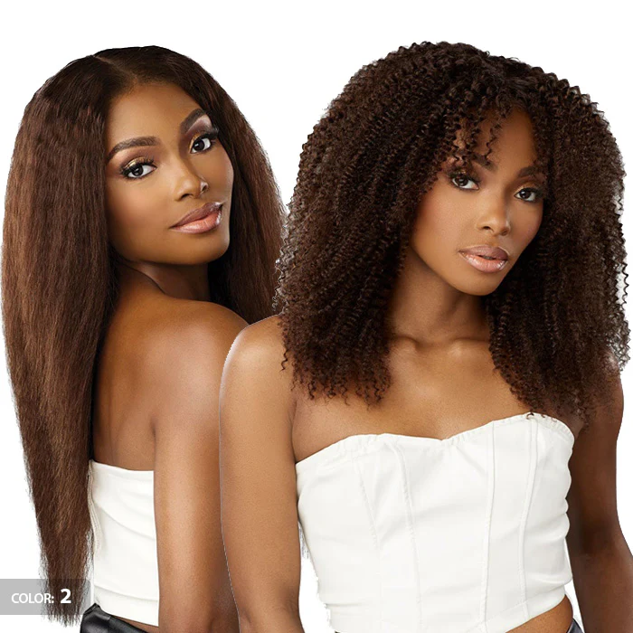 Sensationnel Empire  Wet & Wavy 100% Human Hair Weave - KINKY CURLY - 3 Packs Multi-Length - Image 2