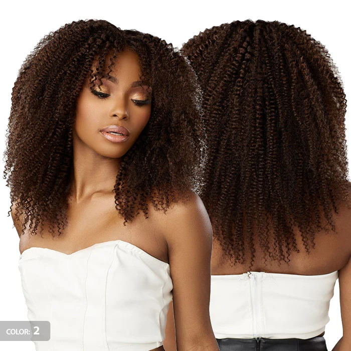 Sensationnel Empire  Wet & Wavy 100% Human Hair Weave - KINKY CURLY - 3 Packs Multi-Length - Image 5