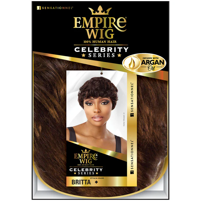 Sensationnel Empire Wig 100% Human Hair Full Wig - BRITTA - Image 5