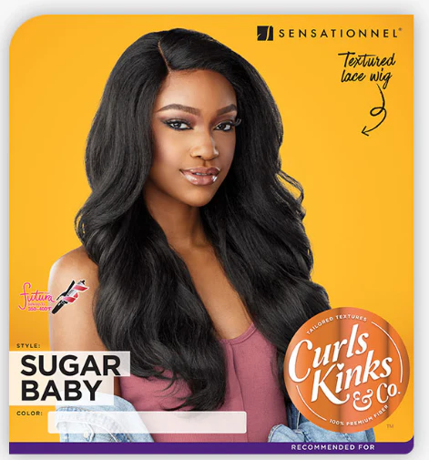 Sensationnel Empress Curls Kinks & Co Synthetic Lace Front Edge Wig - SUGAR BABY - Image 5
