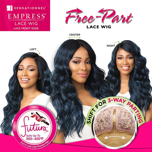 Sensationnel Empress Synthetic Free-Part Lace Front Edge Wig BROOKLYN - Image 5
