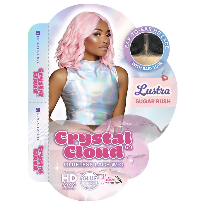 Sensationnel Empress Shear Muse Crystal Cloud Glueless HD Middle Part Lace Wig - LUSTRA - Image 6