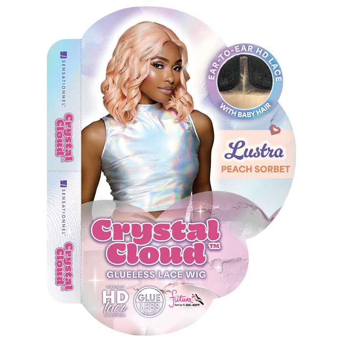 Sensationnel Empress Shear Muse Crystal Cloud Glueless HD Middle Part Lace Wig - LUSTRA - Image 9