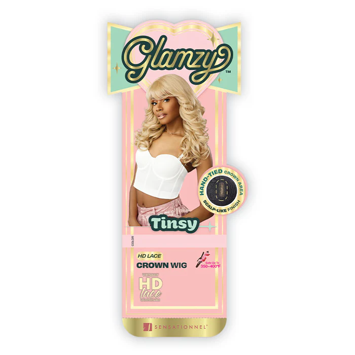 Sensationnel Glamzy Glueless HD Lace Crown Wig –  TINSY - Image 6