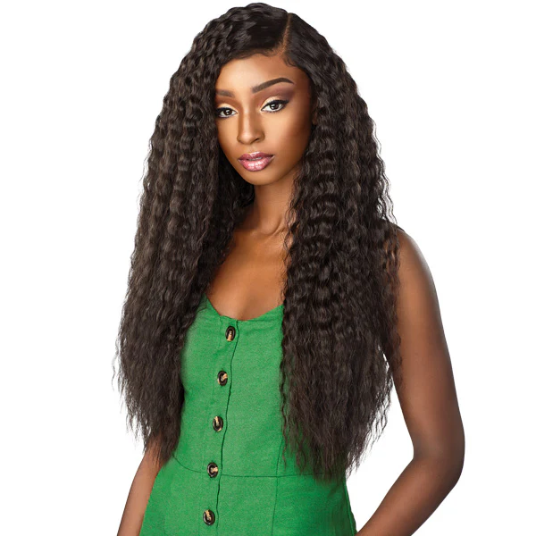 Sensationnel Human Hair Blend Boutique Bundles Weave - FRENCH WAVE 18-26"