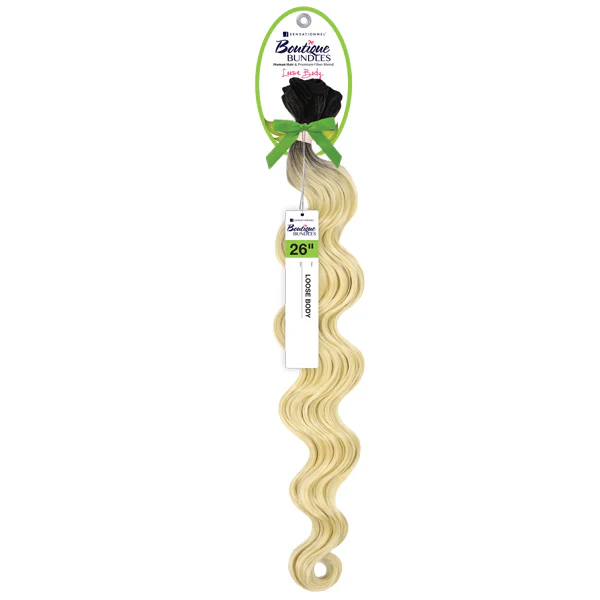 Sensationnel Human Hair Blend Boutique Bundles Weave - LOOSE BODY 18-26" - Image 2