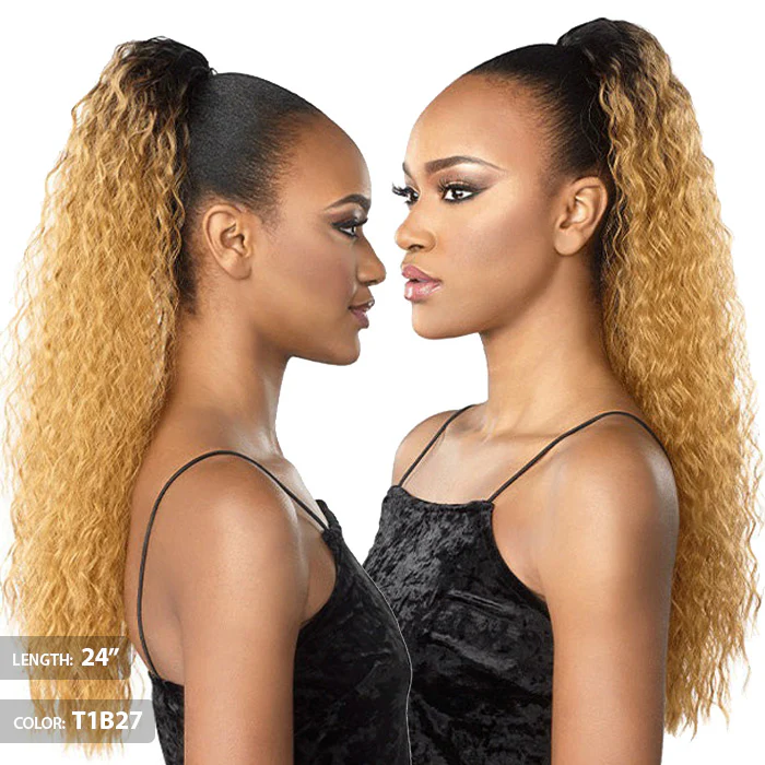 Sensationnel Instant Pony Drawstring Ponytail - FRENCH WAVE (18-24 Inch) - Image 5