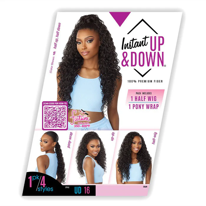Sensationnel Instant Up & Down Half Wig and Ponytail - UD 16 - Image 6