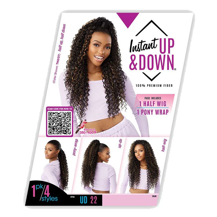 Sensationnel Instant Up & Down Half Wig and Ponytail - UD 22 - Image 5