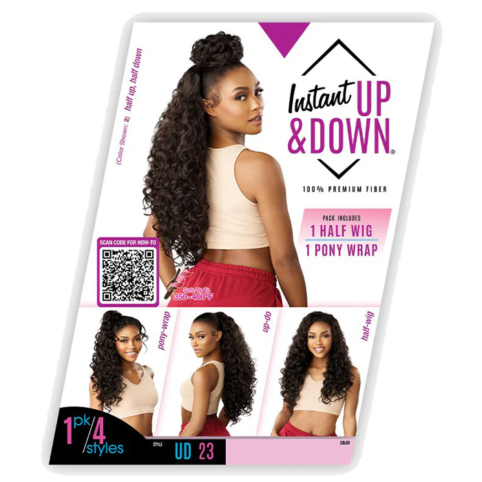Sensationnel Instant Up & Down Half Wig Ponytail - UD 23 - Image 7