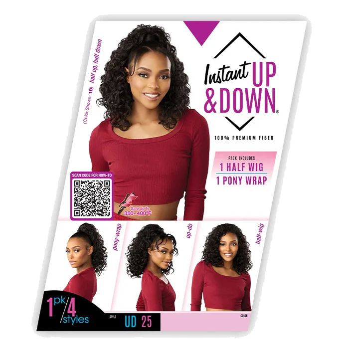 Sensationnel Instant Up & Down Half Wig/Wrap Ponytail - UD 25 - Image 5