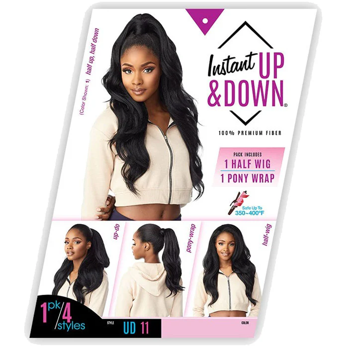 Sensationnel Instant Up & Down Pony Wrap Half Wig - UD 11 - Image 6