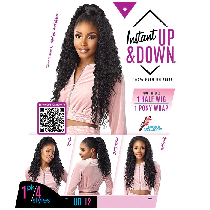 Sensationnel Instant Up and Down Pony Wrap Half Wig - UD 12 - Image 6
