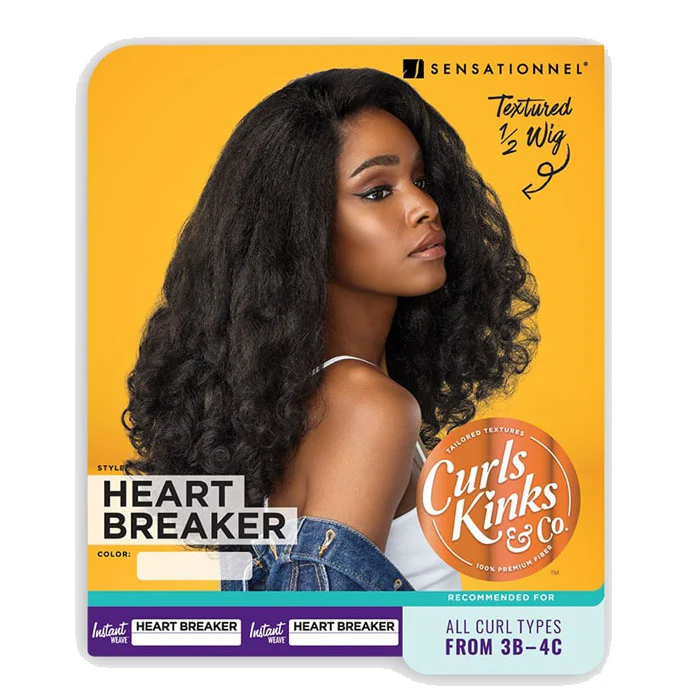 Sensationnel Instant Weave Curls Kinks & Co Half Wig - HEART BREAKER - Image 5