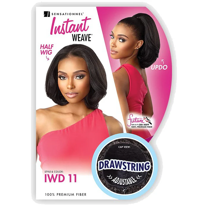 Sensationnel Instant Weave Drawstring Cap Half Wig - IWD 11 - Image 4