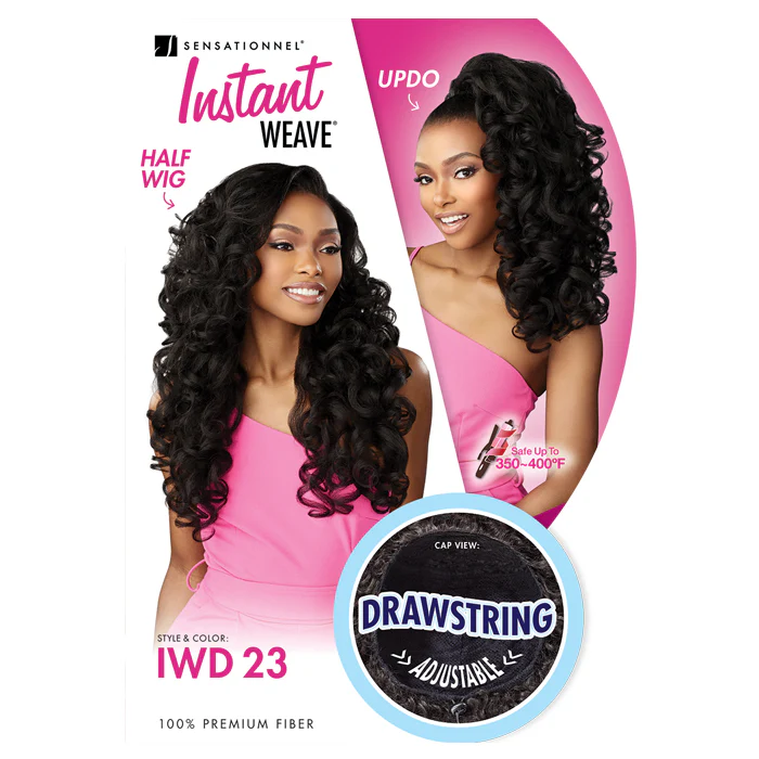 Sensationnel Instant Weave Drawstring Cap Half Wig - IWD 23 - Image 3