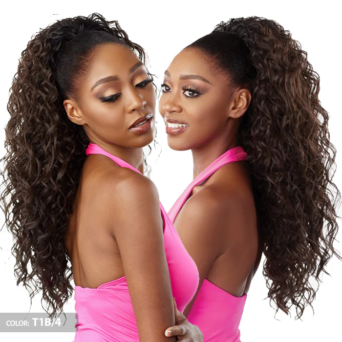 Sensationnel Instant Weave Drawstring Cap Half Wig Updo - IWD 19 - Image 2