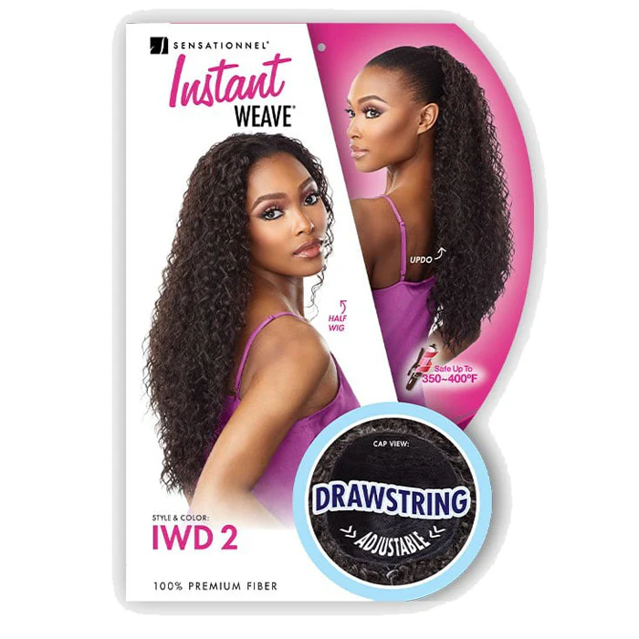 Sensationnel Instant Weave Drawstring Cap Half Wig Updo - IWD 2 - Image 6