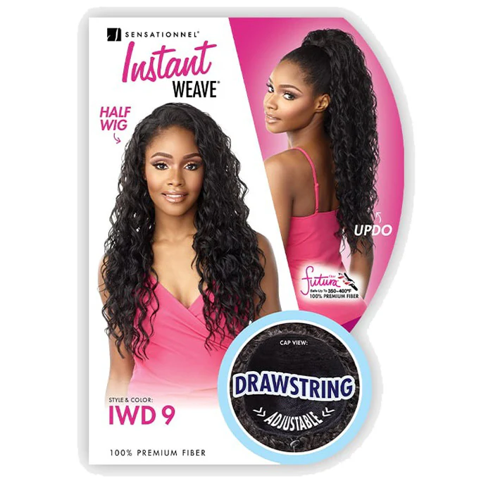 Sensationnel Instant Weave Drawstring Cap Up-Do Half Wig - IWD 9 - Image 5