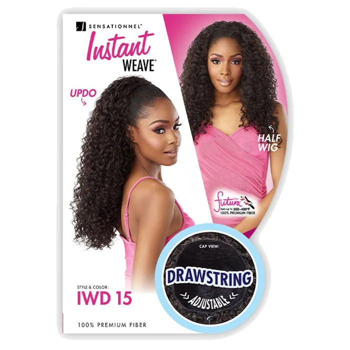 Sensationnel Instant Weave Drawstring Ponytail and Half Wig - IWD 15 - Image 6
