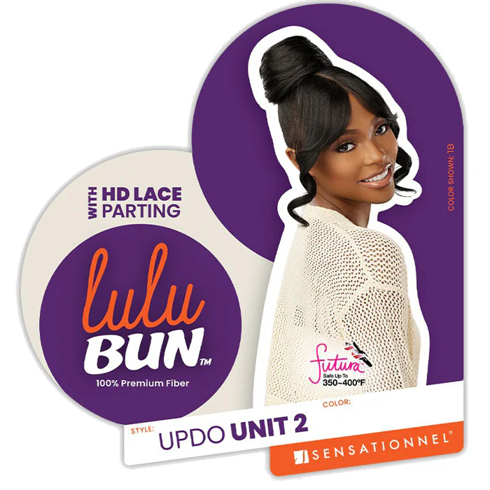 Sensationnel Lulu Bun HD Lace Parting Bang - UPDO UNIT 2 - Image 4