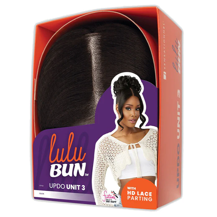 Sensationnel Lulu Bun HD Lace Parting Bang - UPDO UNIT 3 - Image 3