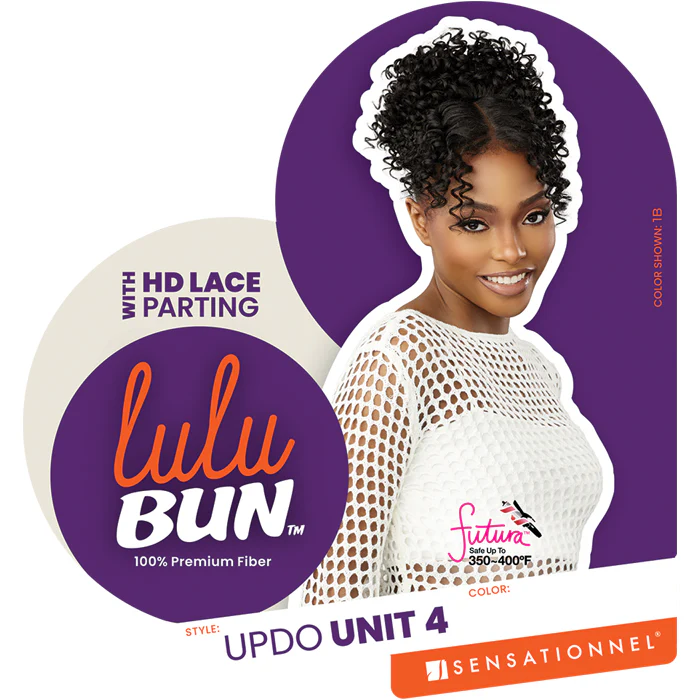 Sensationnel Lulu Bun HD Lace Parting Bang - UPDO UNIT 4 - Image 5