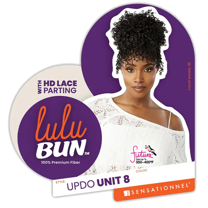 Sensationnel Lulu Bun with HD Lace Parting Drawstring Cap - UPDO UNIT 8 - Image 4