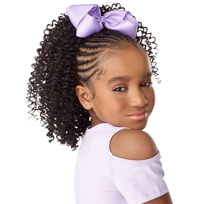 Sensationnel Lulu Mini Kids 2X Crochet Braid - BUBBLE CURL 10" - Image 2
