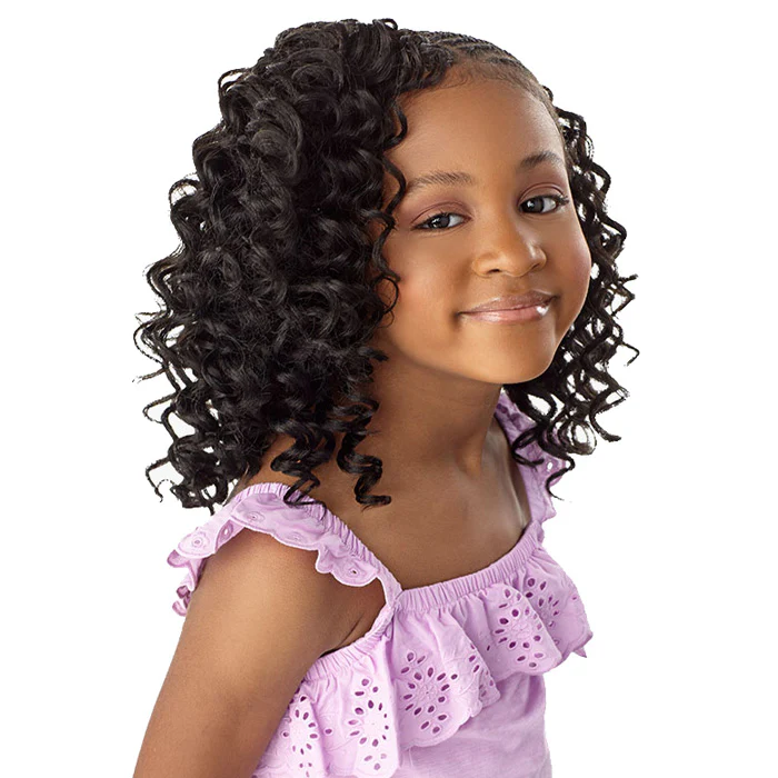 Sensationnel Lulu Mini Kids 2X Crochet Braid - DEEP WAVE 10 - Image 3