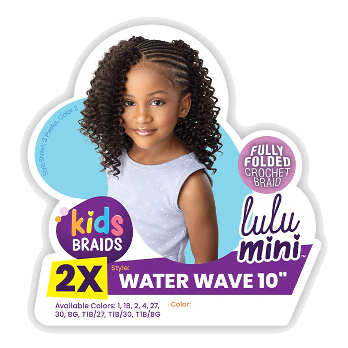 Sensationnel Lulu Mini Kids 2X Crochet Braid - WATER WAVE 10 - Image 6