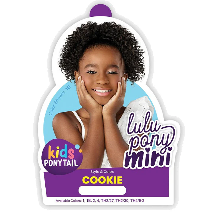 Sensationnel Lulu Pony Mini Kids Ponytail - COOKIE - Image 6