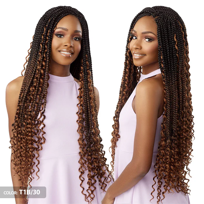 Sensationnel Lulutress 3X Pre-Looped Crochet Braids - BOHO BOX BRAID LARGE 28" - Image 2