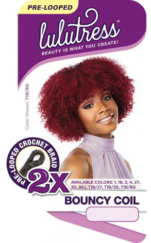 Sensationnel Lulutress Pre-Looped Crochet Braid - 2X BOUNCY COIL 8" - Image 2