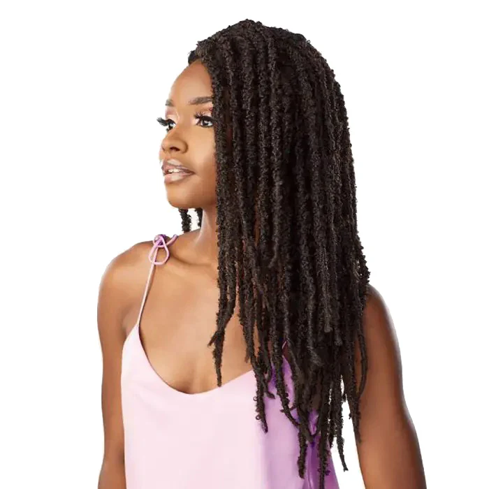 Sensationnel Lulutress Pre-Looped Crochet Braid - 2X BUTTERFLY LOCS 18" - Image 2