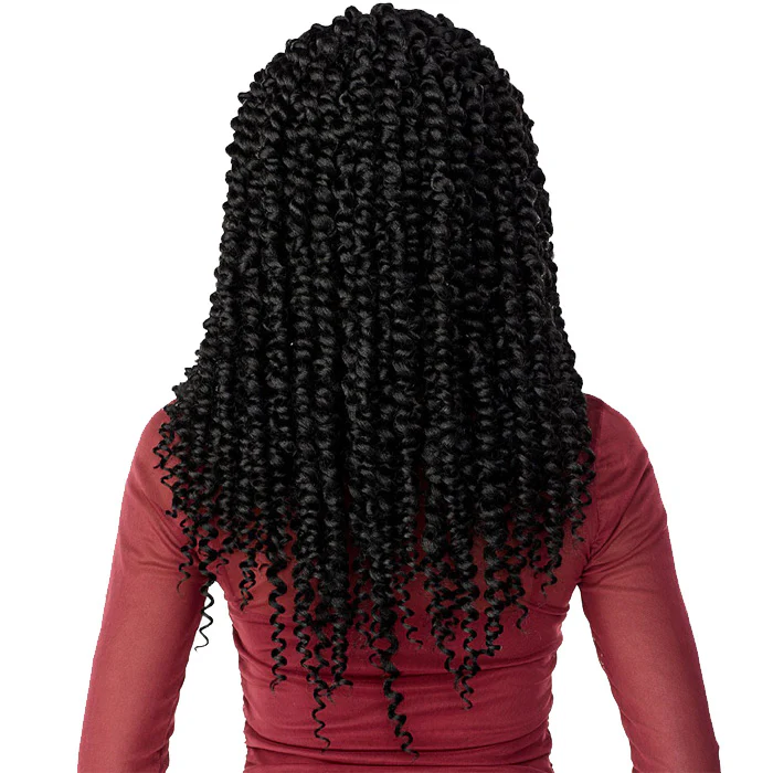 Sensationnel Lulutress Pre-Looped Crochet Braid - 2X CHUNKY PASSION TWIST 18" - Image 4
