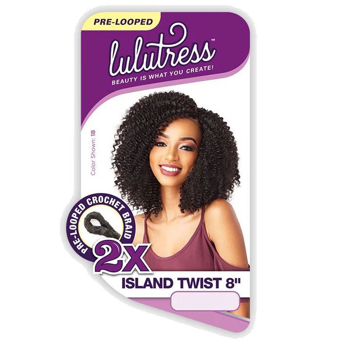 Sensationnel Lulutress Pre-Looped Crochet Braid - 2X ISLAND TWIST 8" - Image 5