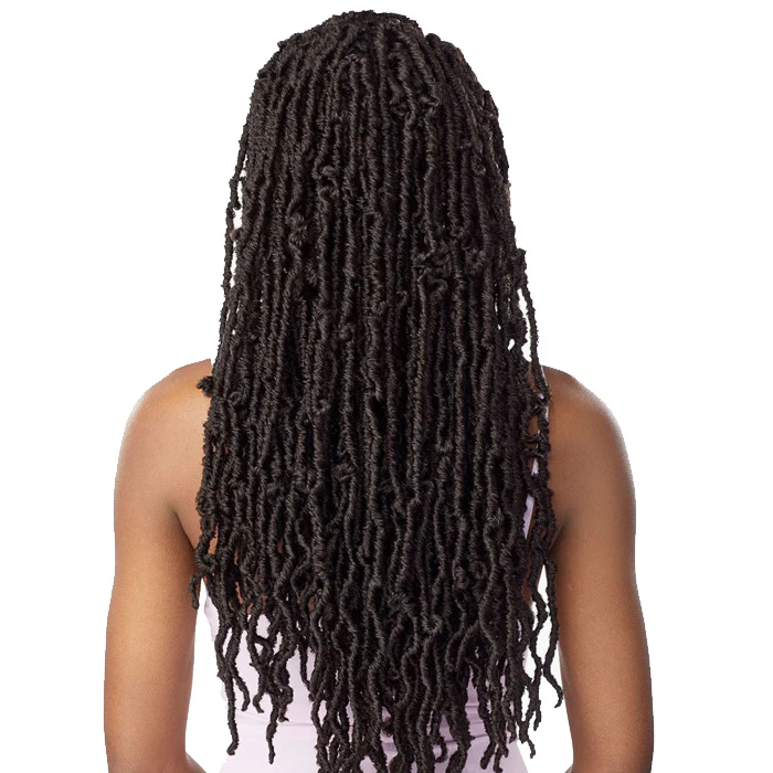 Sensationnel Lulutress Pre-Looped Crochet Braid - 3X DISTRESSED LOCS 24" - Image 4