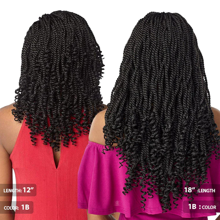 Sensationnel Lulutress Pre-Looped Crochet Braid - 3X KINKY TWIST 12/18" - Image 4