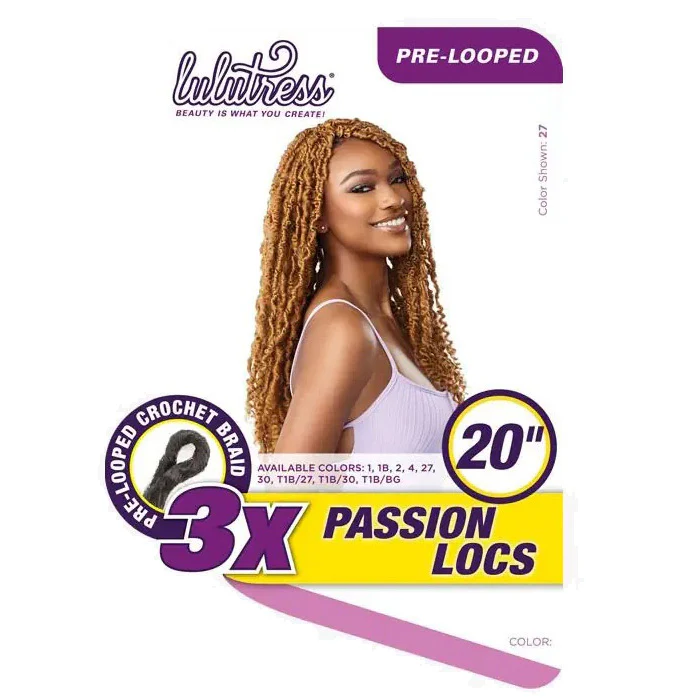 Sensationnel Lulutress Pre-Looped Crochet Braid - 3X PASSION LOCS 20" - Image 5