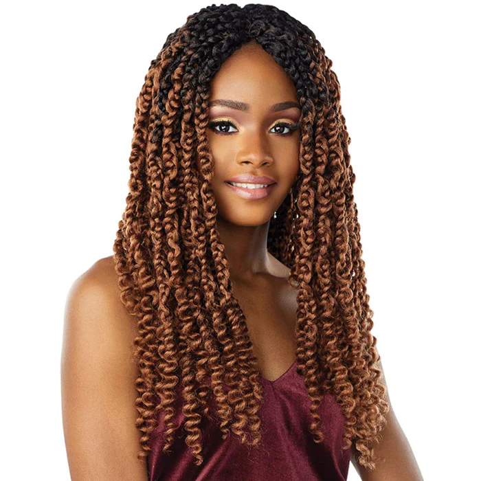 Sensationnel Lulutress Pre-Looped Crochet Braid - BOX BRAID PASSION TWIST 18" - Image 2