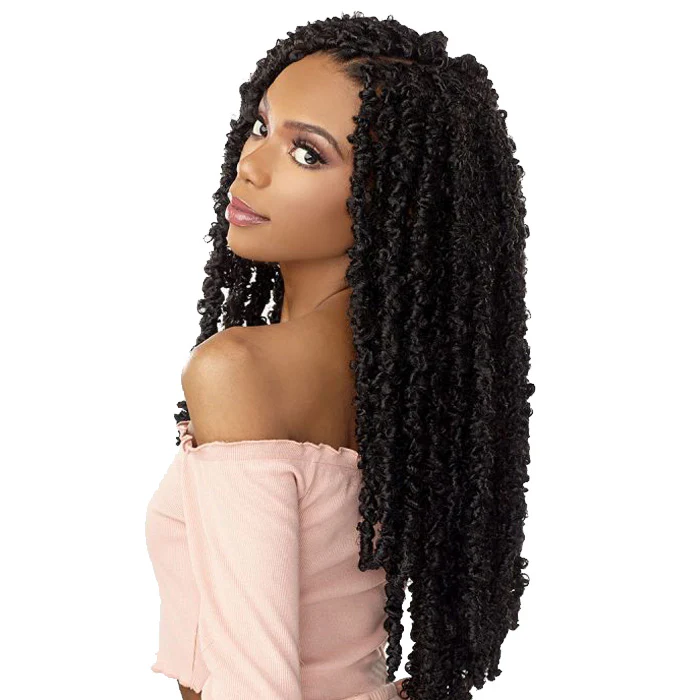 Sensationnel Lulutress Pre-Looped Crochet Braid - BUTTERFLY LOCS II 18" 2X - Image 2