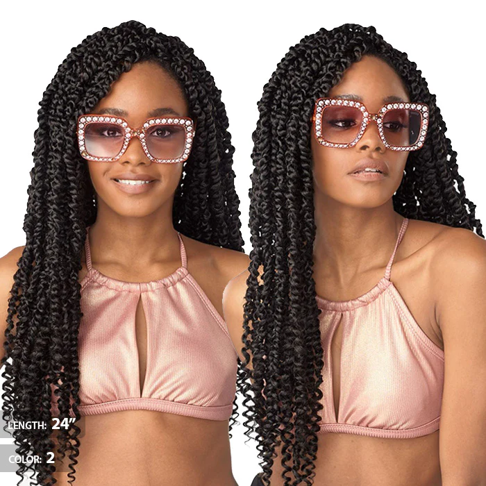 Sensationnel Lulutress Pre-Looped Crochet Braid - PASSION TWIST 18"/24" - Image 5