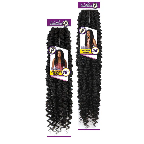 Sensationnel Lulutress Pre-Looped Crochet Braid - PASSION TWIST 18"/24" - Image 6