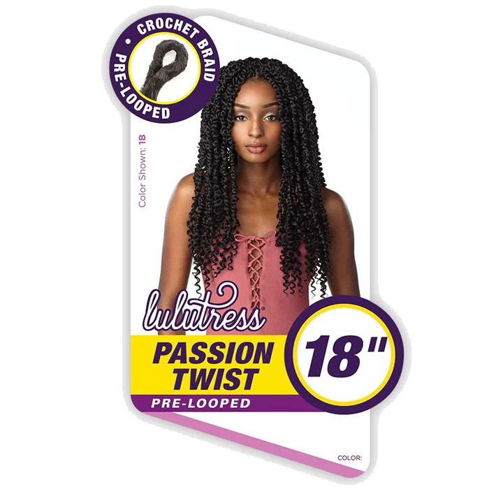 Sensationnel Lulutress Pre-Looped Crochet Braid - PASSION TWIST 18"/24" - Image 7